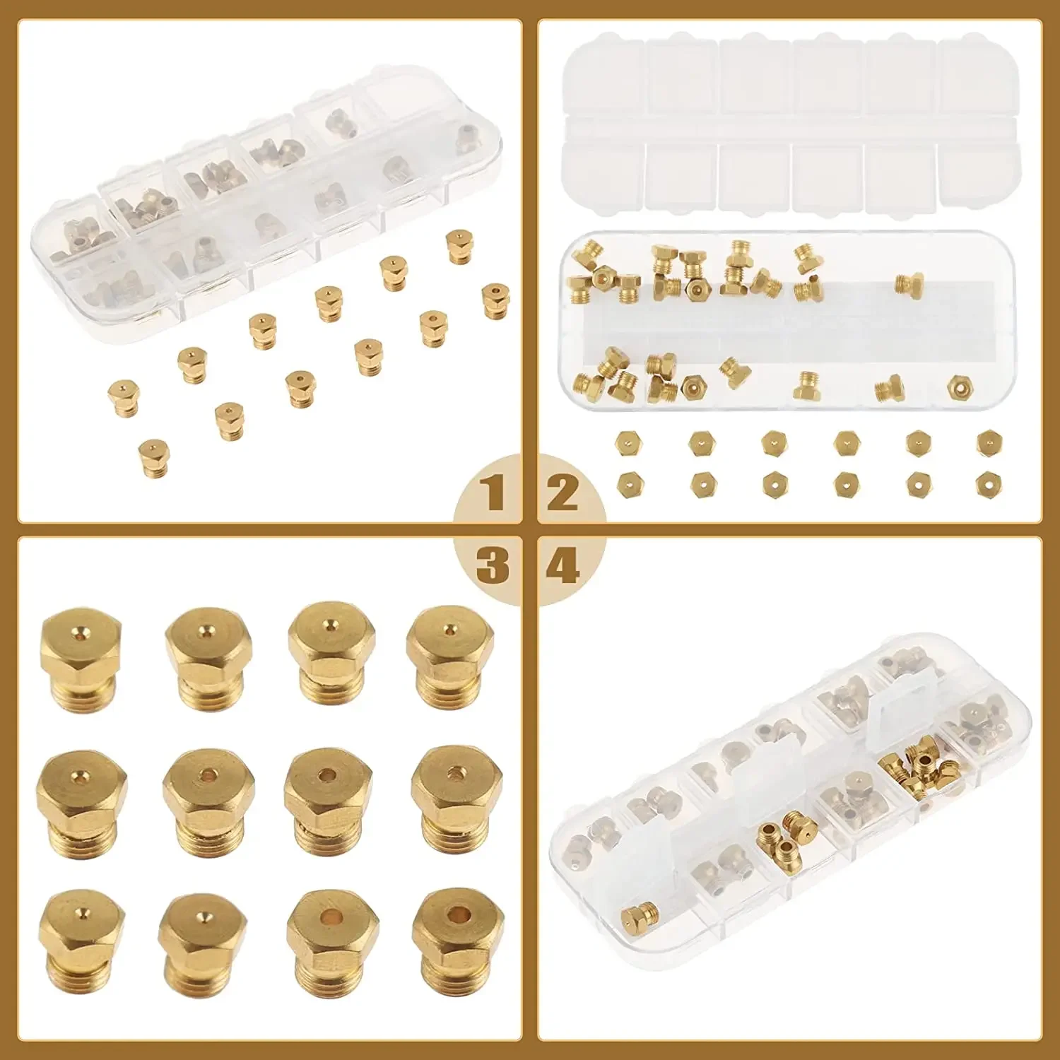 36pcs/1box Solid Brass LP Gas  - Steam Wand Tip review and price