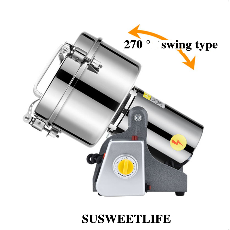 2500G Stainless Steel Food Gri - Coffee Grinder Burr Flat review and price